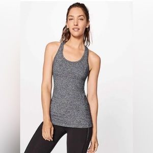 Lululemon Cool Racerback Tank Top in Heathered Gray Size 4 RARE